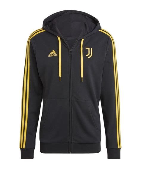 adidas fc juventus turin anth kapuzenjacke schwarz